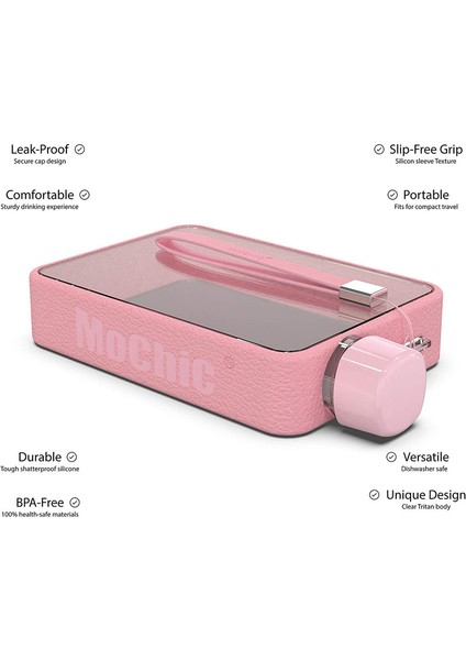 380ML Sevimli Çocuk Matarası - Pembe (Yurt Dışından)