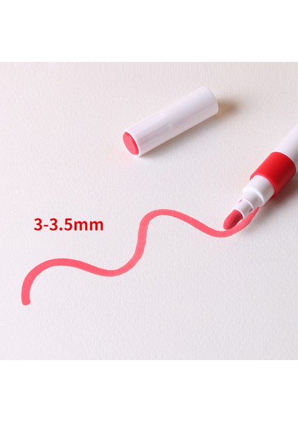 12 Adet Çift Uçlu Renkli Artist Marker Kalem Seti - Renkli (Yurt Dışından)