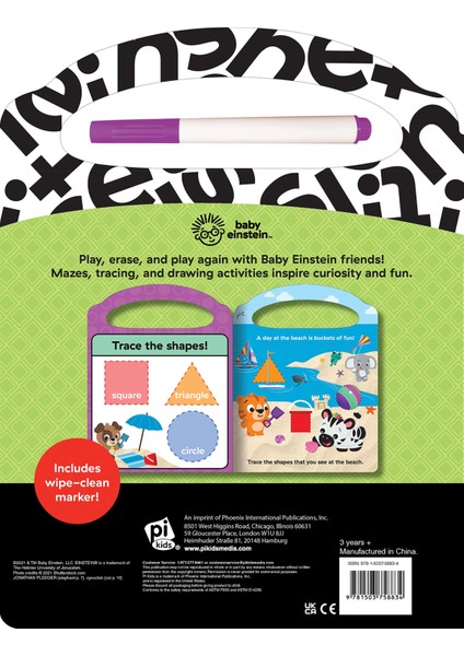 Baby Einstein: Write And Erase Hands-On Activity Book fırsatları