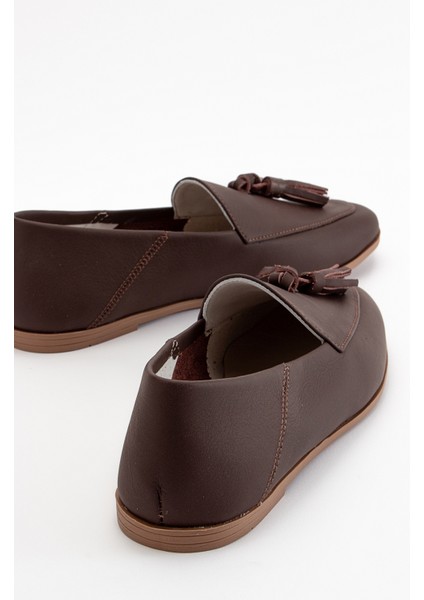 F04 Kahve Cilt Hakiki Deri Ayakkabı modelleri