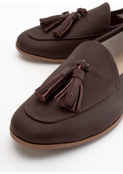 F04 Kahve Cilt Hakiki Deri Ayakkabı indirimleri