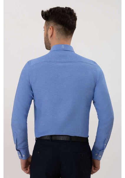 Slımfıt Gömlek Saks fiyatları