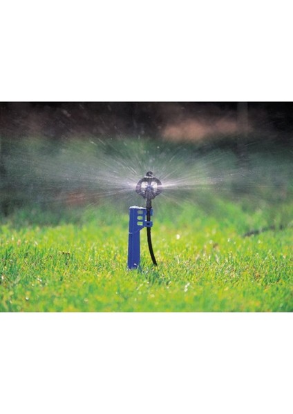 Gyronet Lr&lrd Deflektörlü 120L/H 30 cm Kazıklı 90 cm 4/6,5 Pe Boru Sprink Takımı (10 Adet)