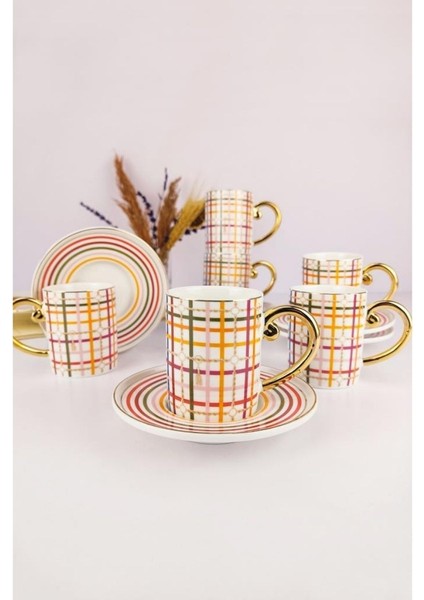 Kosova Porselen 6’Lı Kahve Fincan Takımı - Kgp-097