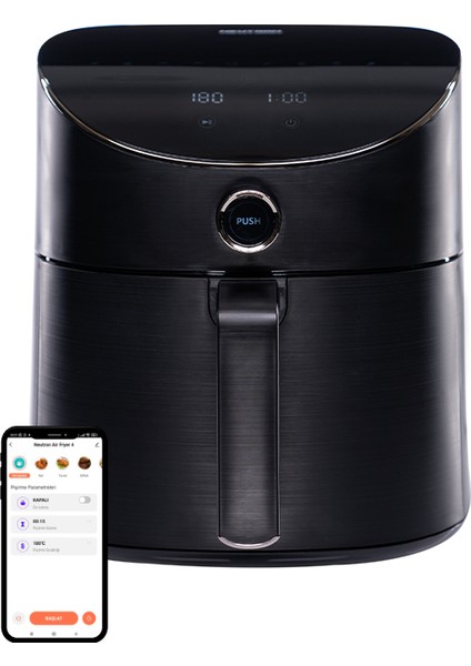 Smart Air Fryer Akıllı Fritöz 5.5 L