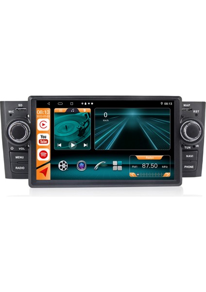 Fiat Punto Android 10 Carplay Navigasyon Multimedya Ekran Fİ-9934