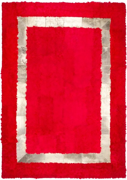 Gold Varaklı Doğal Tibet Keçisi Halı 140 x 200 cm