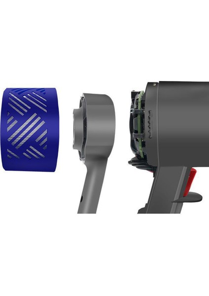 Motor Arka Kapak + Pre&post Hepa Filtre Dyson V6 DC58 DC59 DC62 DC72 DC74 Elektrikli Süpürge Yükseltme Yedek Parçalar (Yurt Dışından)