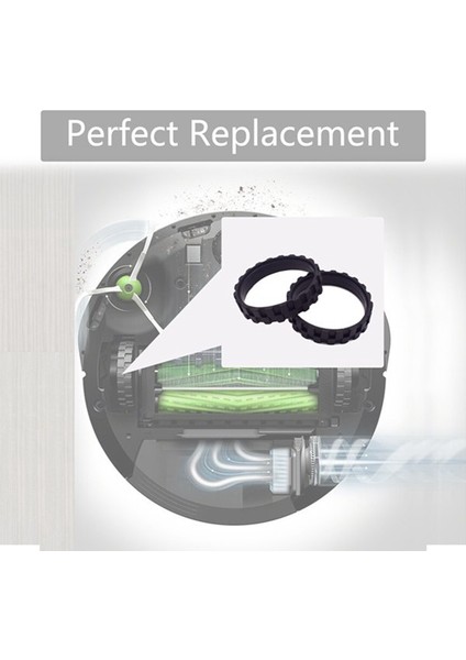Tekerlek Lastikleri Irobot Roomba 620,880,680,980,780,I7,E5,976,698,676,500,510 Robot Süpürge Yedek Parçaları (Yurt Dışından) indirimleri