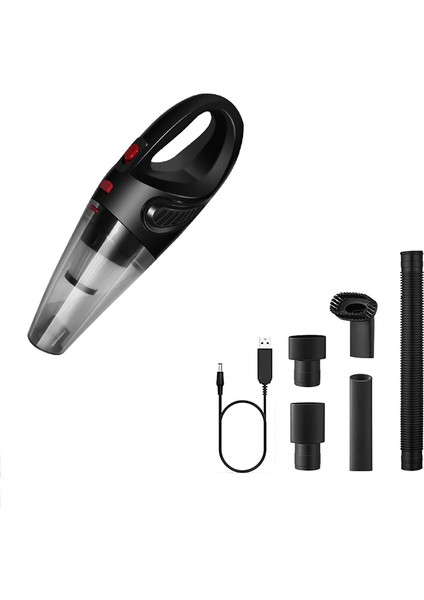 El Elektrikli Süpürge Akülü 120 W 4500 Pa Güçlü Emiş Şarj Edilebilir Hafif Islak Kuru Taşınabilir Araba Elektrikli Süpürge (Yurt Dışından)