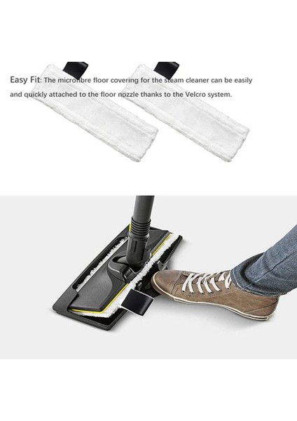 Adet Buhar Paspas Bezi Temizleme Pedi Bez Kapak Karcher Easyfix Sc2 Sc3 Sc4 Sc5 Buhar Paspas Temizleyici Yedek Parça (Yurt Dışından)
