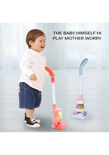 Çocuk Elektrikli Süpürge Oyuncak Simülasyon Vakum Catcher Çocuklar Temizlik Eğitici Oyuncak Mini Vakum, Kırmızı Pretend (Yurt Dışından) modelleri