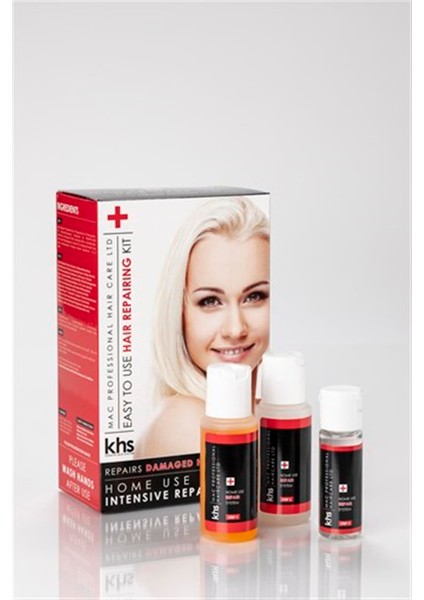 Keratin Saç Onarım Sistemi Seti (2 X 30ml, 1 X