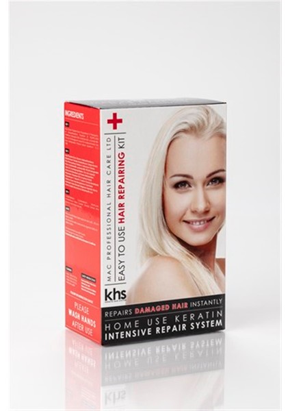 Keratin Saç Onarım Sistemi Seti (2 X 30ml, 1 X