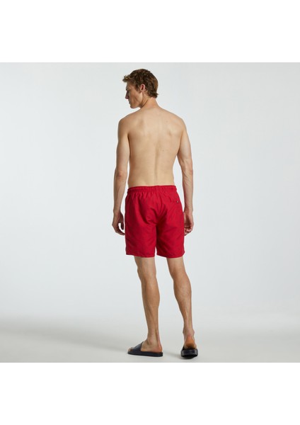 Erkek Kırmızı Desenli Deniz Şortu T35102T.6NR fiyatları