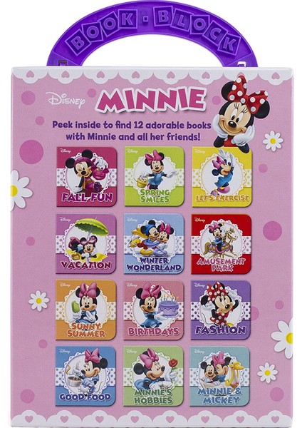 Disney Baby: My First Library Board Book Block 12 Book Set- Minnie Mouse