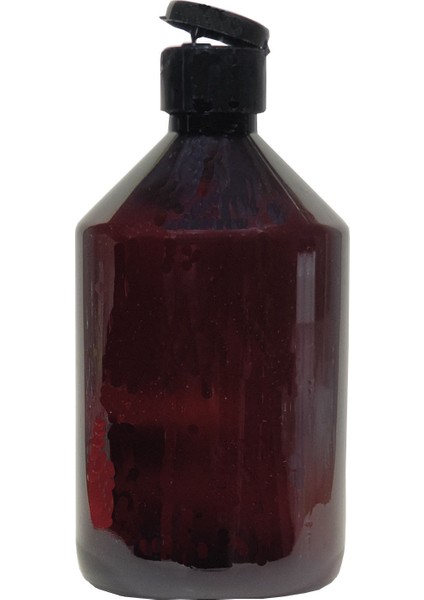 1 Adet 500 ml Damla Kapaklı Amber Renk Boş Pet Şişe