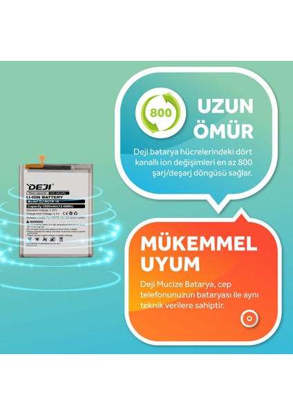 Samsung Galaxy Note 10 Uyumlu Mucize Batarya Eb-bn970abu modelleri