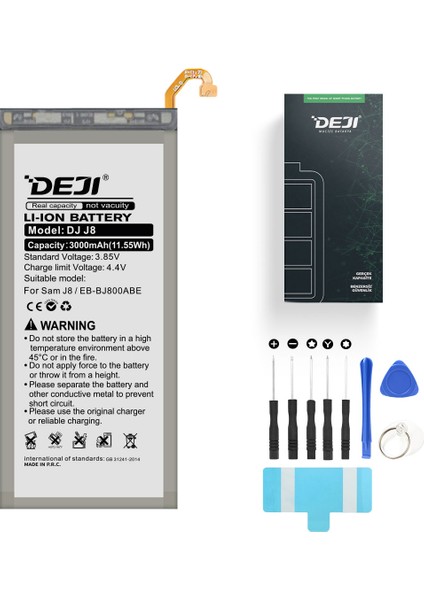 Samsung Galaxy A6 - J6 - J8 2018 BATARYA - J600/J800/A600 - EB-BJ800ABE İle Uyumlu Mucize Batarya