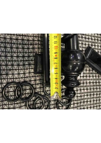 Siyah Ahşap Tek Raylı Rustik 140CM modelleri