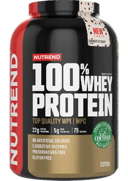 100 Whey Kurabiye Aromalı Protein 2250 gr