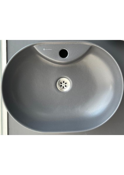 Alto Lavabo Mat Antrasit 50 cm