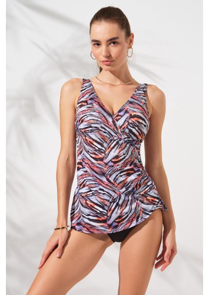 Pierre Cardin Mara Kruvaze Formlu Tankini Tıger 231501-T