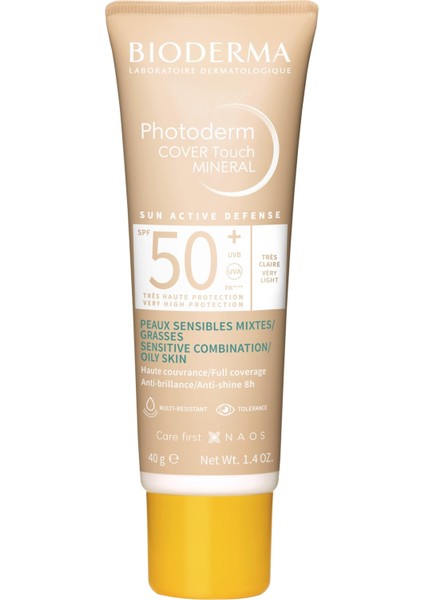 Photoderm Cover Touch SPF50+ Very Light 40 ml