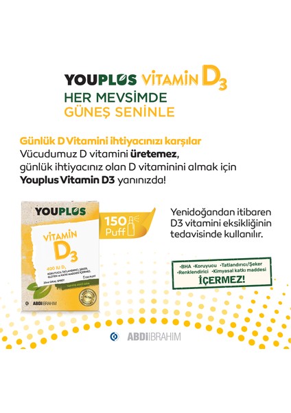 400 IU Vitamin D3 20 ml Sprey