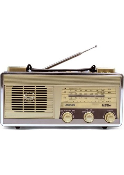 Bluetooth Hoparlör Şarjlı Nostaljik Radyo Fm Radyo El Fenerli Aux/usb/sd/mp3