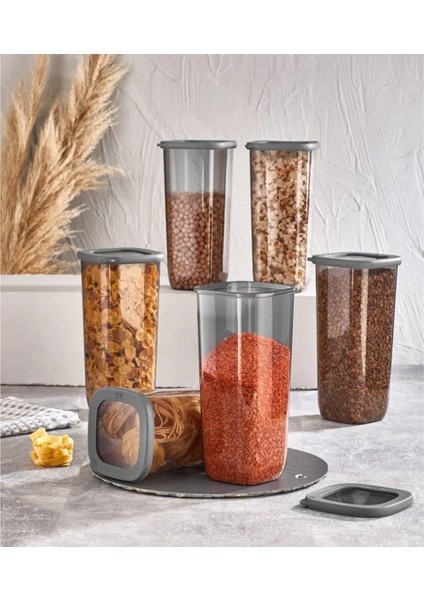 Saklama Kabı 6 Lı Kare Kumsal Şeffaf Füme Vp-053 X4pmu.01347 32573 0533