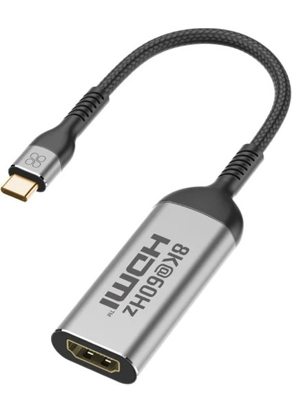 Medialink-8k 8K@60Hz Crystalclarity™ Usb-C To HDMI Adaptörü