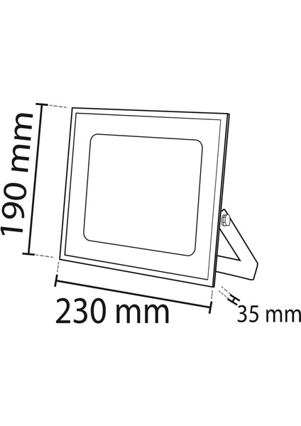 50W Beyaz LED Projektör Noas