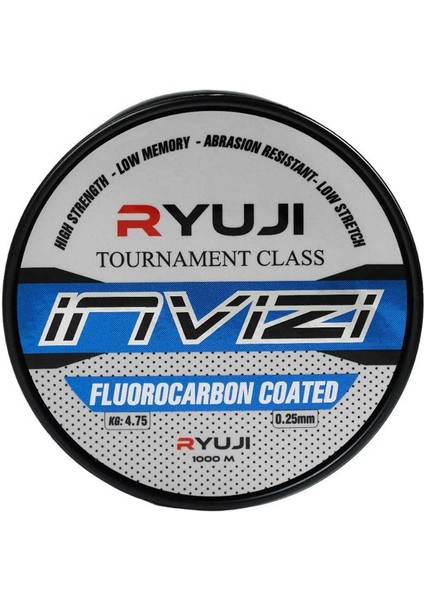 Invizi 1000 Metre Fluorocarbon Coated Misina