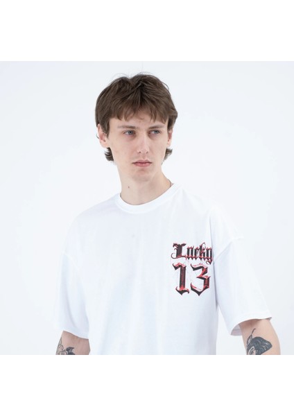 Rope Oversize Baskılı Tshirt 23041