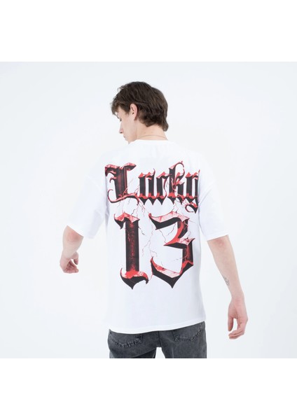 Rope Oversize Baskılı Tshirt 23041 fiyatları