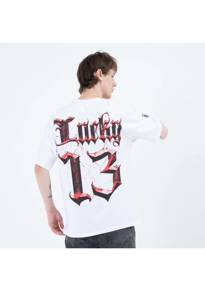 Rope Oversize Baskılı Tshirt 23041 modelleri