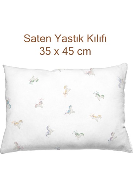 Casadora Baby Astra %100 Pamuk Saten Yastık Kılıfı - 35 x 45 cm