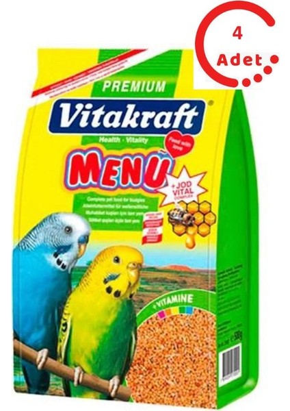 Premium Menü Muhabbet Yemi 1000 gr x 4 Adet
