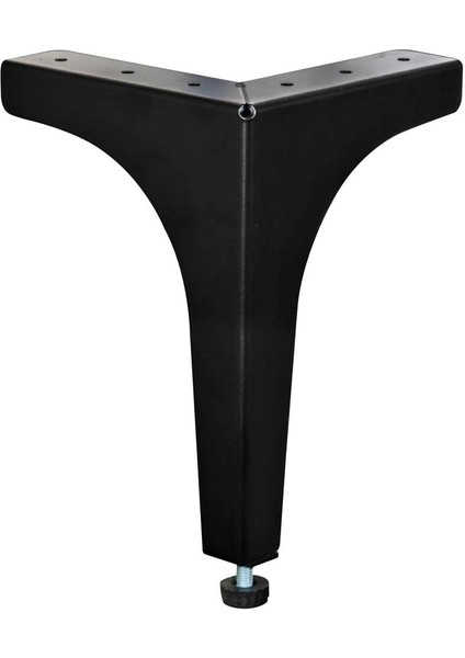 Klas Ayak Metal 17 cm Mat Siyah Mobilya Koltuk Ayağı