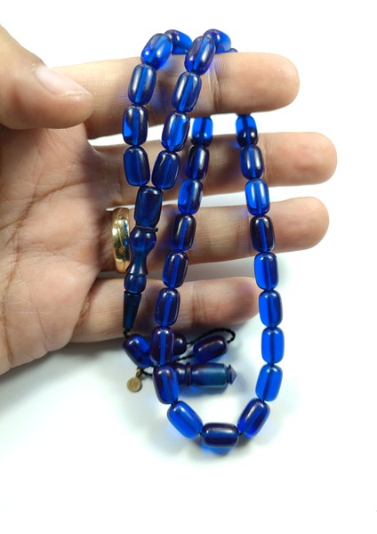 Iskeçe Tesbih Erkan Çubukçu Usta Işi Imzalı Mühürlü Rengin Zirvesi Ateş-I Kehribar Model 2295 indirimleri