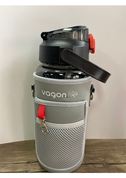 1500 ml Tritan Kılıflı Matara