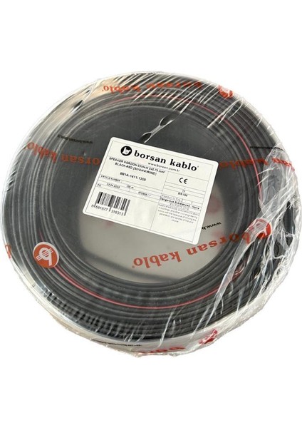 Speaker Kordon 03VH-H 2x0.75 Mmâ² Siyah-Kırmızı