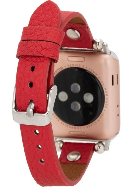 Apple Watch Uyumlu Deri Kordon Ferro 38-40-41MM St Erc2