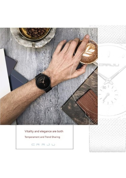 Crrju 2150 Yeni Basit Ultra Ince Erkek Saati (Yurt Dışından) indirimleri