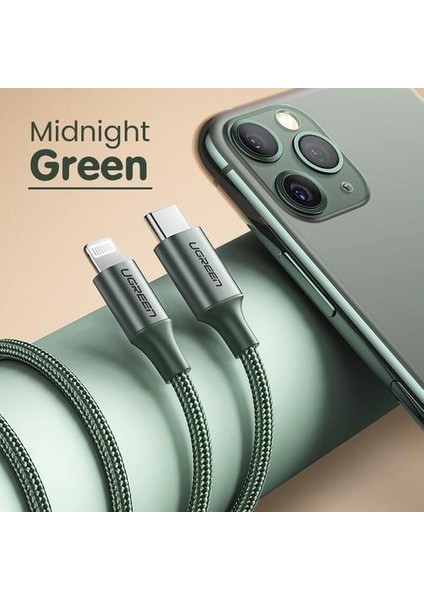 Mfı USB C Şimşek Iphone Charger Kablosu iPhone 12 Mini Pro Max 8 Pd 18 W 20W MacBook Için Hızlı Şarj Veri Kablosu | Cep Telefonu Kabloları (Yurt Dışından)