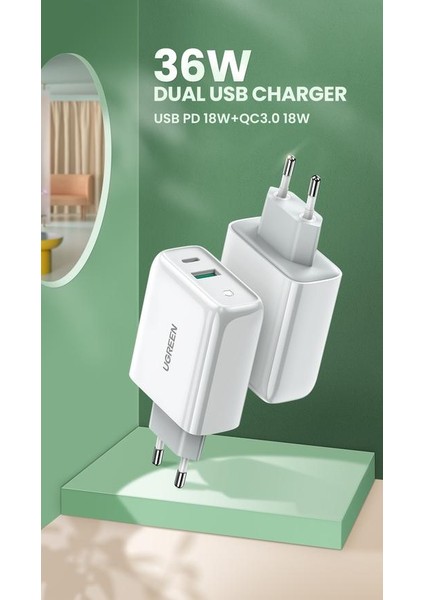 36W Hızlı USB Şarj Cihazı Hızlı Şarj 4.0 3.0 Tip C Pd Hızlı Şarj IPhone 12 Qc 4.0 3.0 Telefon Şarj Cihazı ile Şarj Cihazı | Cep Telefonu Şarj Cihazları (Yurt Dışından)