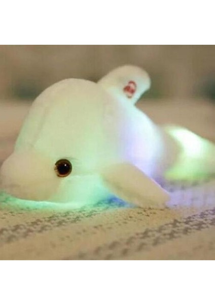 LED Işık, Aydınlık Yunus Dolması Peluş (Beyaz) (Yurt Dışından)
