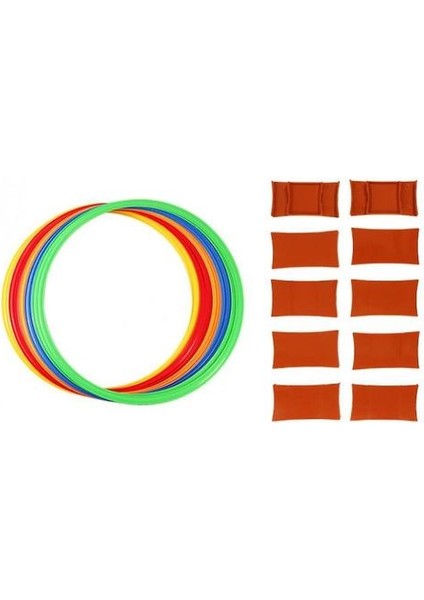 Renkli Plastik Halkalar ve Kullanım Fun Yaratıcı Oyun Seti (Ler) Için 10 Konektör (Yurt Dışından)