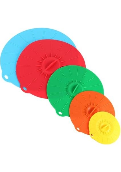 Pratik 5 Silikon Mikrodalga Kase Kapağı Set Pişirme Pot Pan Kapak Kapak Silikon Gıda Wrap Pişirme Araçları Mutfak Eşyası | Diğer Mutfak Özel Araçları (Yurt Dışından) fiyatları